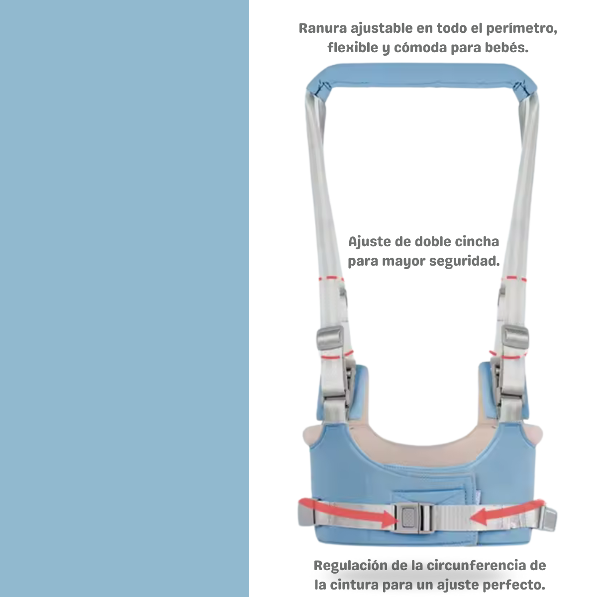 Arnés de aprendizaje para caminar  | Ajustable y Ergonómico.