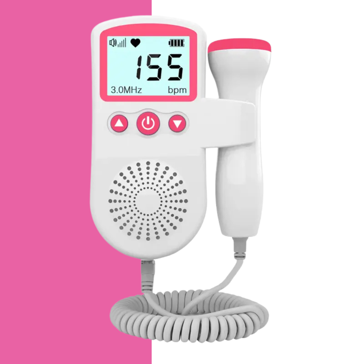 Monitor Fetal Doppler 3.0MHz | Escucha los Latidos de tu Bebé desde Casa.
