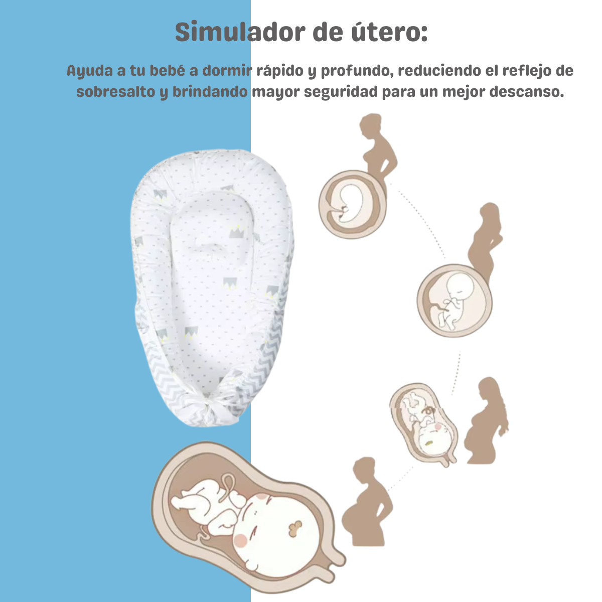 Nido Colecho para Bebé | Espacio Seguro y Cómodo para Dormir.