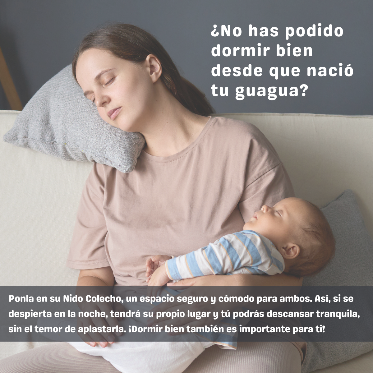 Nido Colecho para Bebé | Espacio Seguro y Cómodo para Dormir.